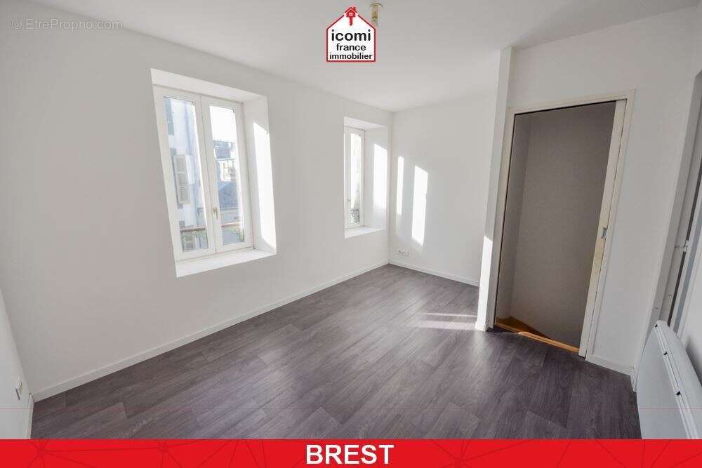 Finistere - brest (29200) - a vendre - appartement duplex t3 55m² - dalle beton - 2 chambres - dernier etage - petite copropriet - photo 9