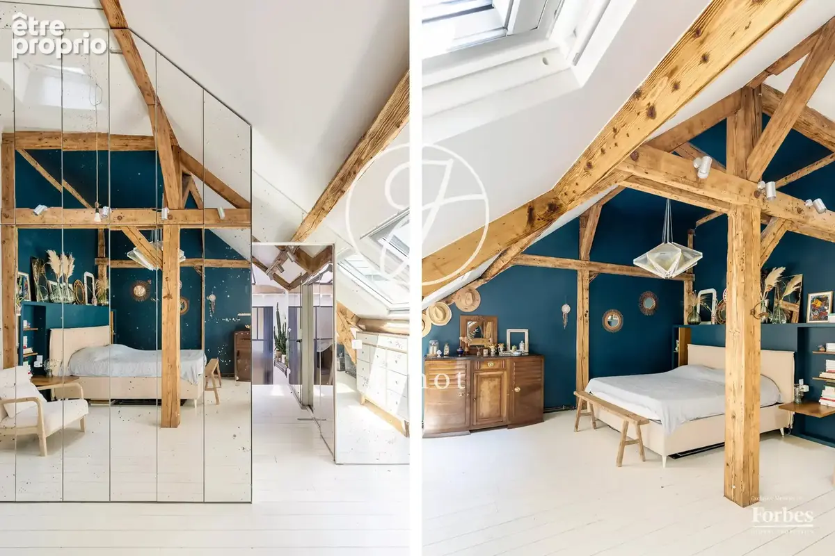 Paris 19e - BUTTES BERGEYRE / BELLEVILLE - Maison/loft - 145,60m² Carrez - 166,30m² au sol - 3 chambres - Volumes - photo 17