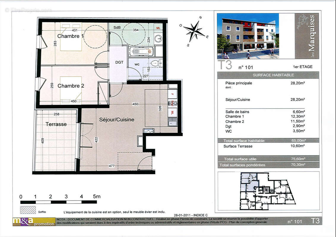 Appartement à PEROLS