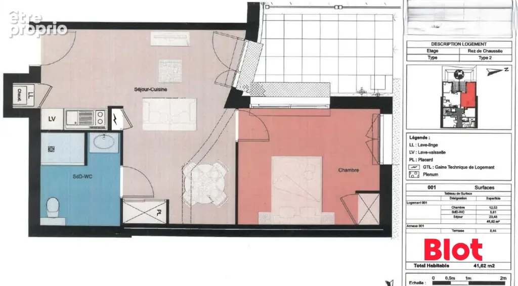 Appartement 41 m² à Rennes  - photo 3