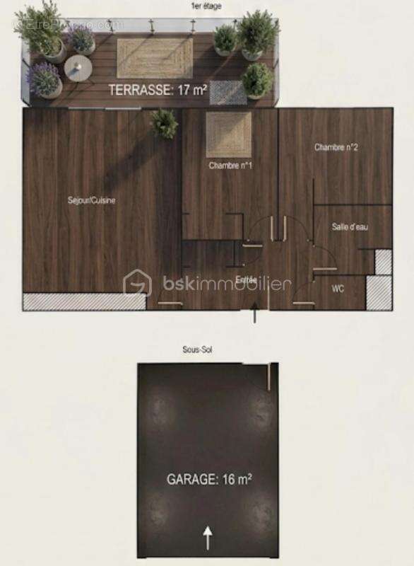 Appartement à MONTBONNOT-SAINT-MARTIN