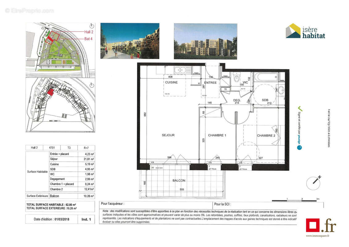 Appartement à ECHIROLLES