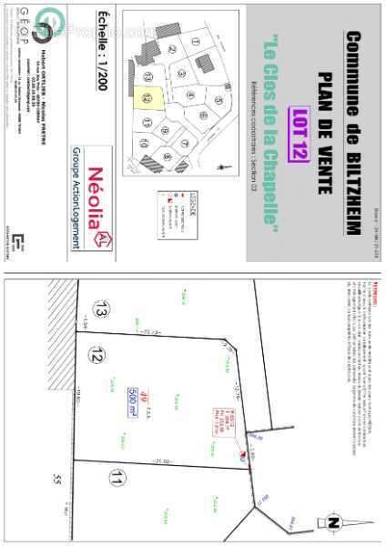 Terrain à BILTZHEIM