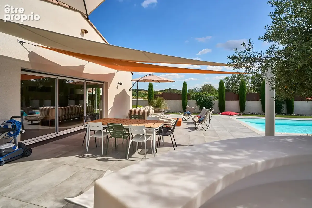 Villa de plain-pied de 104 m² avec piscine chauffée et jardin paysager à 15 minutes au sud de Carcassonne - photo 6