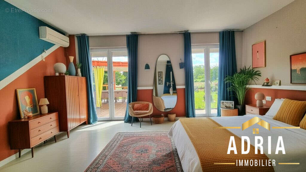 Chambre 1 projetée avec IA - Maison à MAIZIERES-LES-METZ