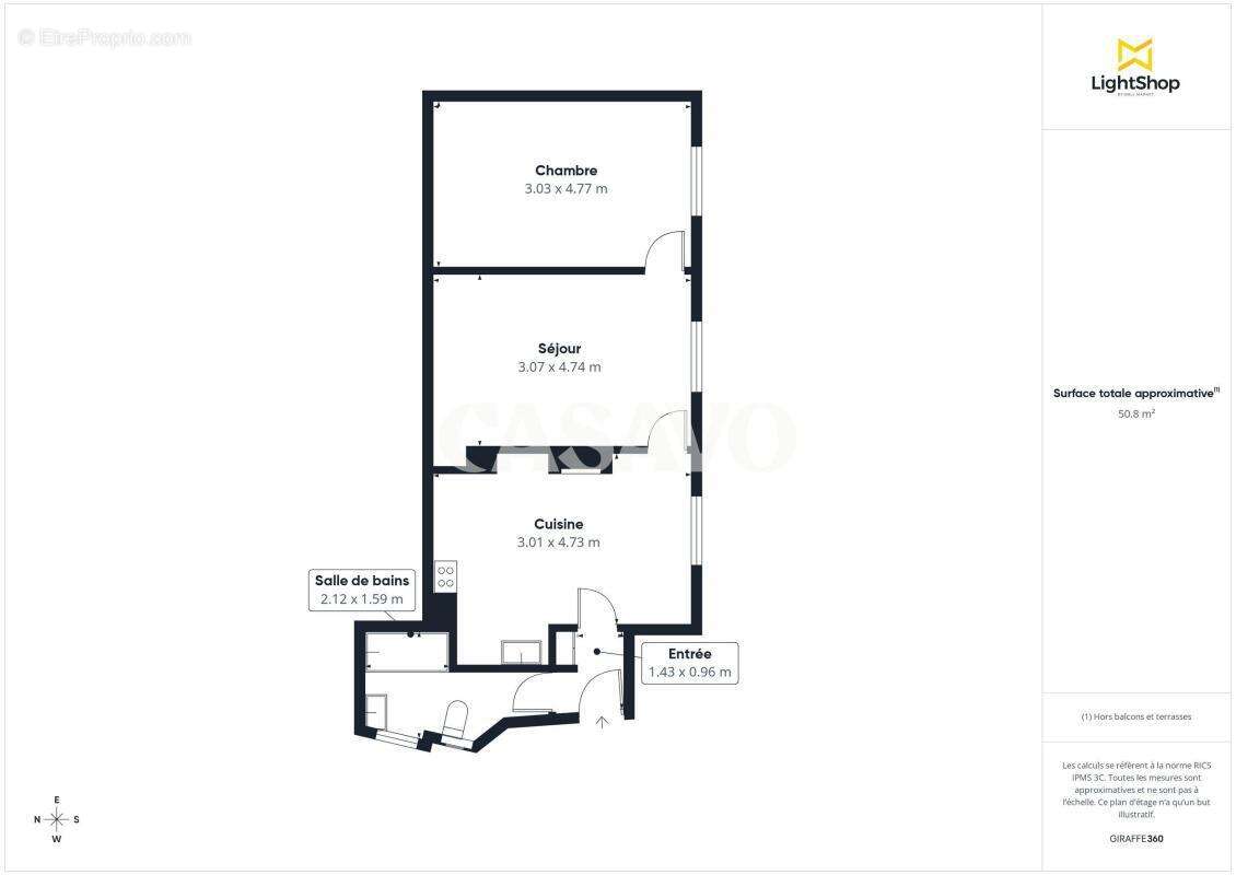 Appartement à PARIS-9E