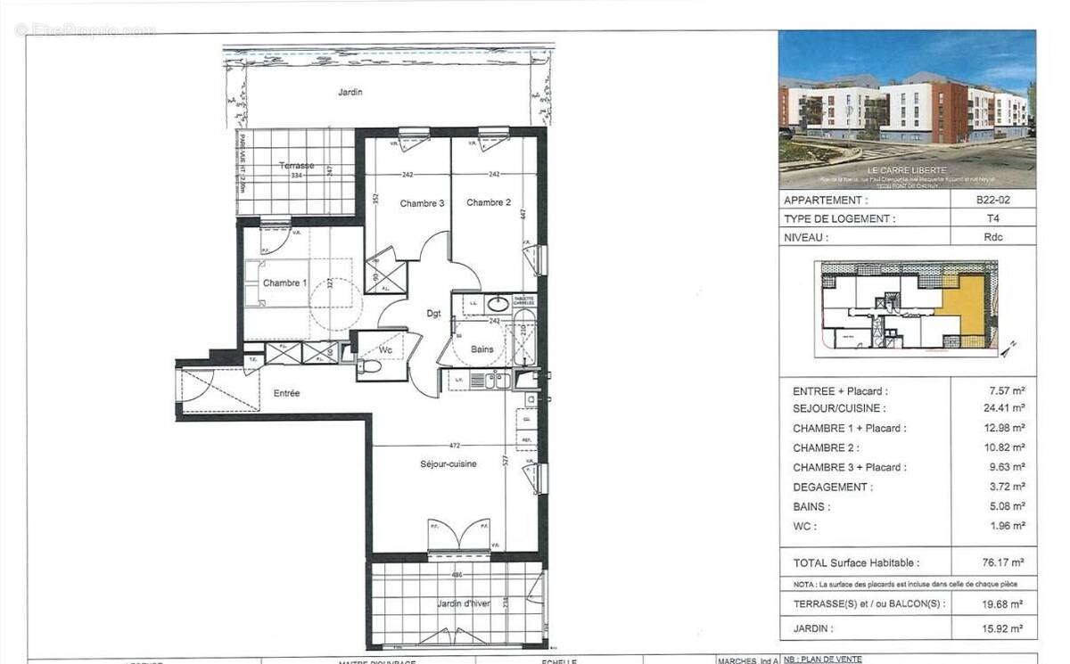 Appartement à PONT-DE-CHERUY