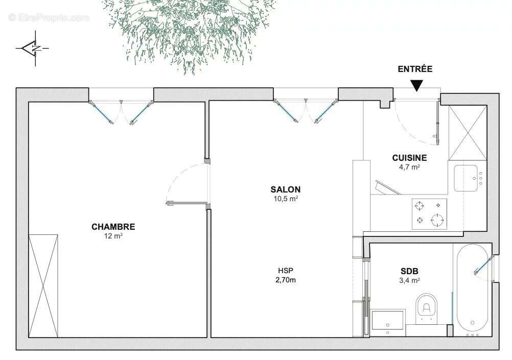 Appartement à LE PRE-SAINT-GERVAIS