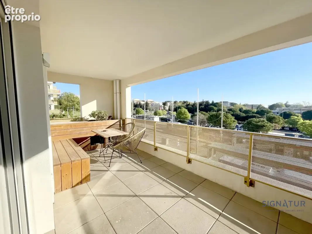 Montpellier - Appartement 3 pièces 62m2 - terrasse & parking - vue dégagée - photo 2