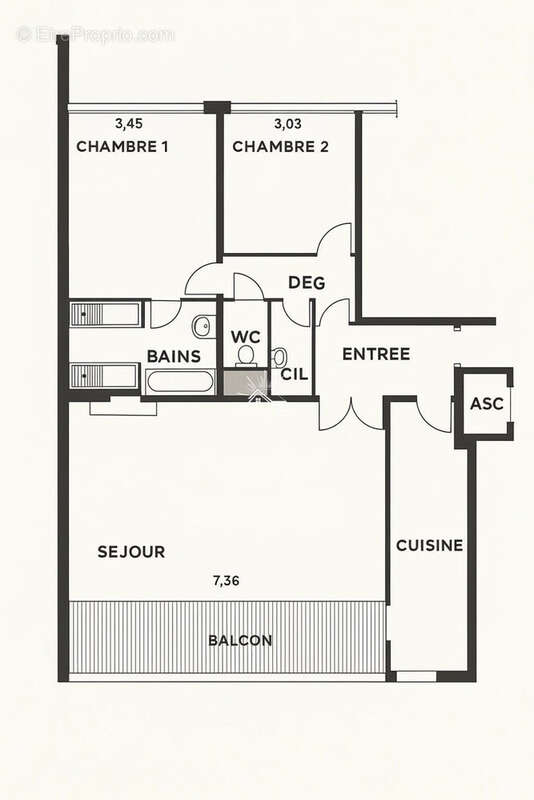 Appartement 85 m² à Wasquehal  - photo 4