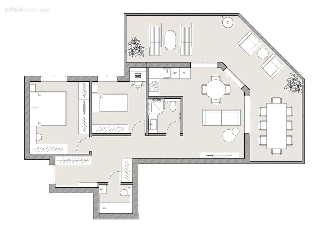 Appartement à CAP-D'AIL