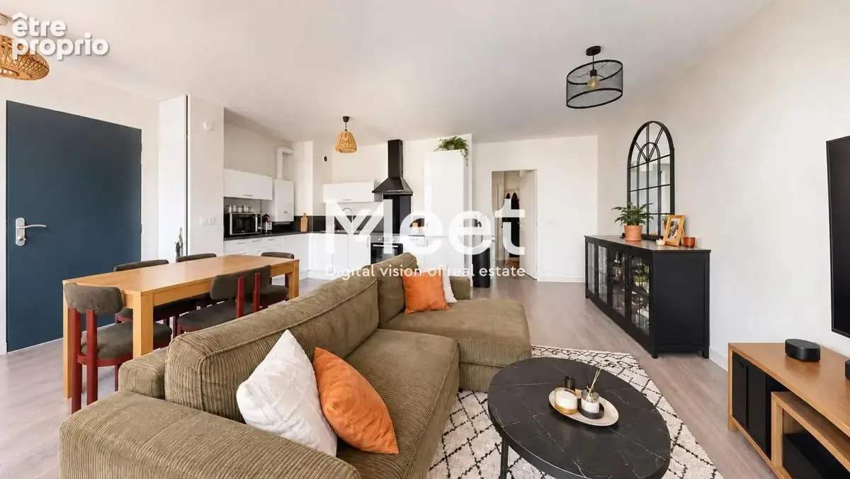 Vert-saint-denis - appartement 3pieces avec jardin - photo 3