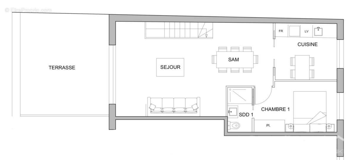 Appartement à BORDEAUX