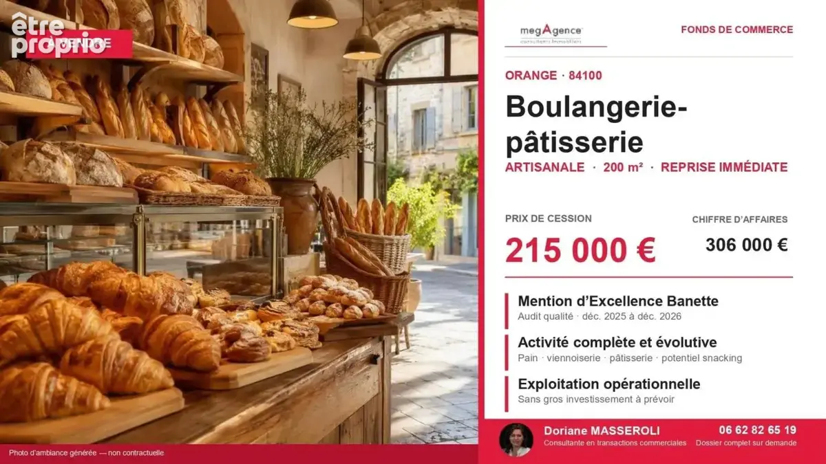 Photo Commerce à Orange au prix de 215 000€