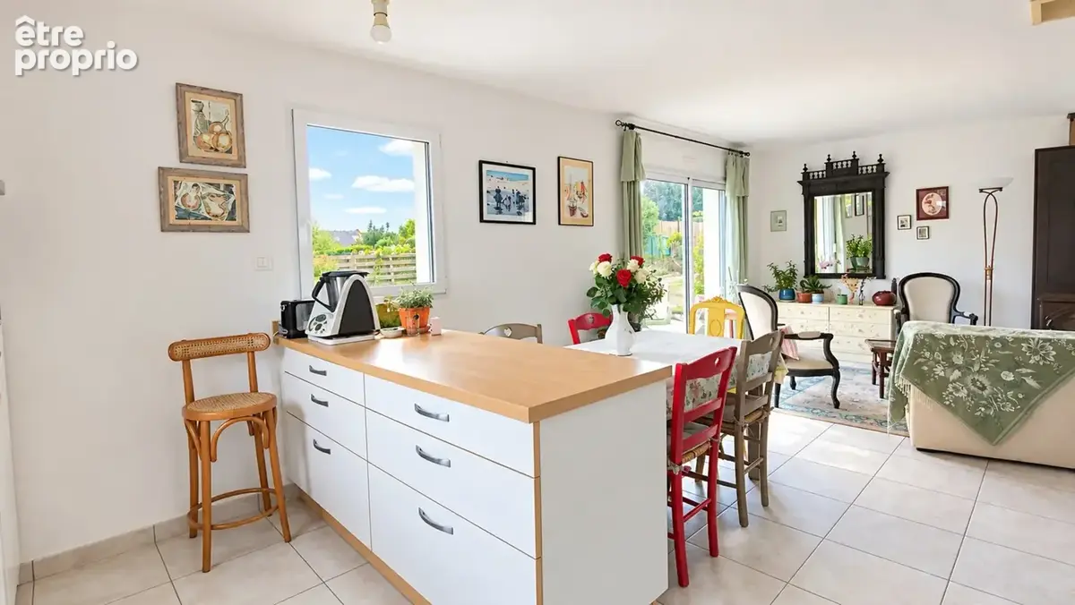 Maison à vendre 3 pièces GUILVINEC (29) en excellent état, au calme, beau jardin avec extension possible - photo 10