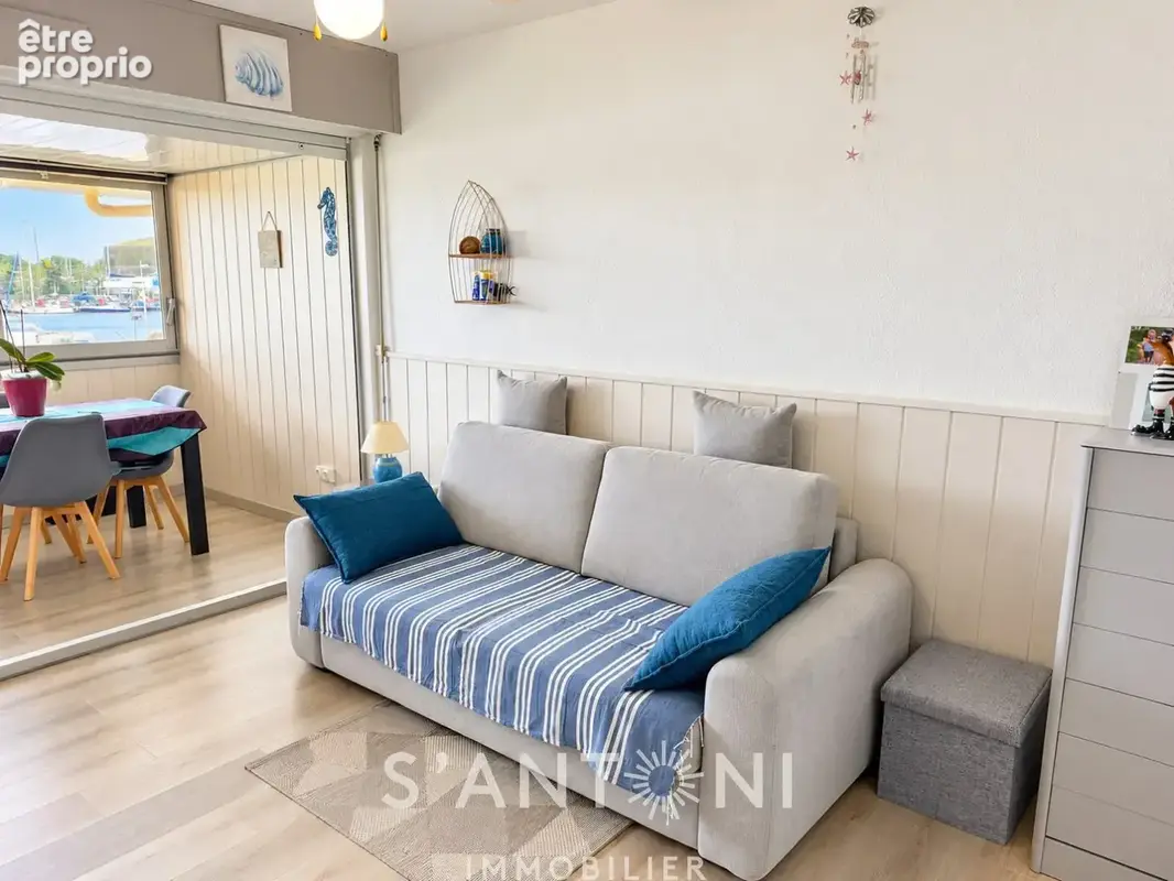 Le grau d'agde  studio rénové de 27 m² avec vue sur l'hérault  exposition sud-est - photo 5