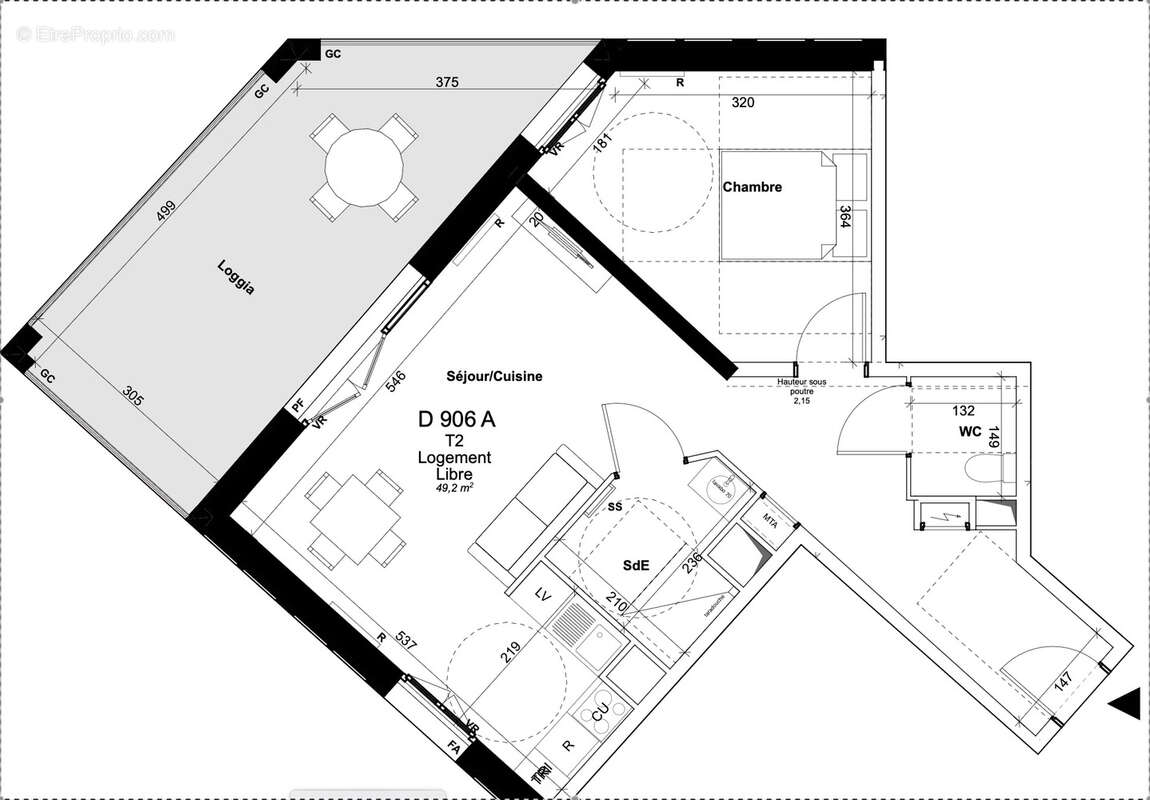 Appartement à BORDEAUX