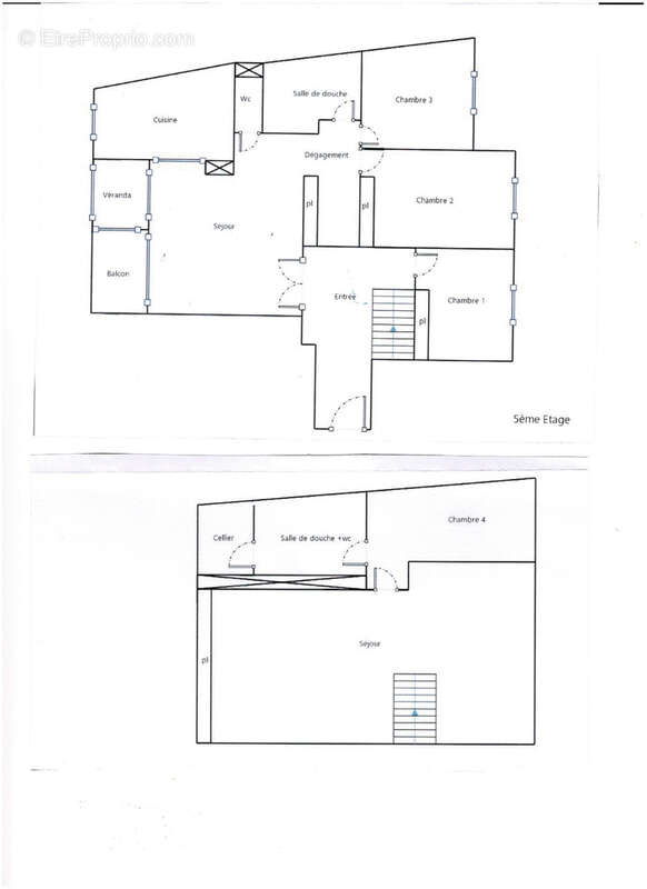 Bron plein centre appartement duplex 136 m2 carrez - photo 11