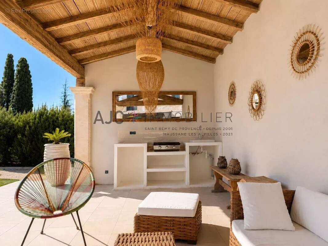 Mas blanc-des-alpilles — mas en pierre rénové en 2025 — 6 km de saint-rémy-de-provence — piscine - photo 7