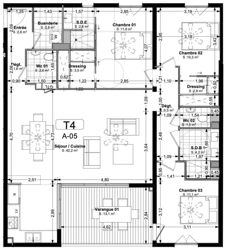 Appartement à SAINT-DENIS