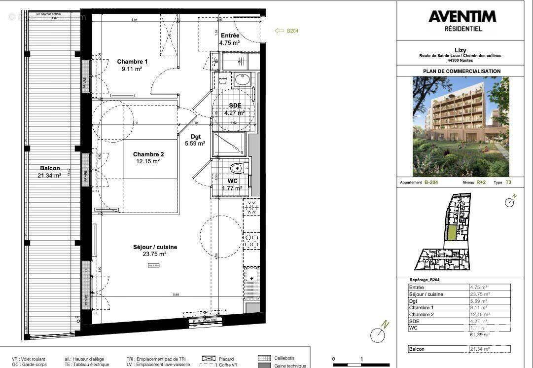 Photo 1 - Appartement à NANTES