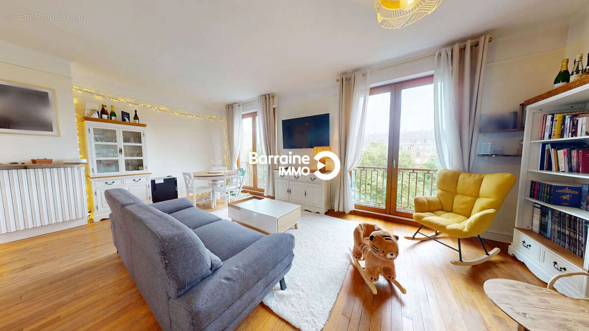 A vendre lorient place alsace lorraine appartement t3 de 68m² - photo 2