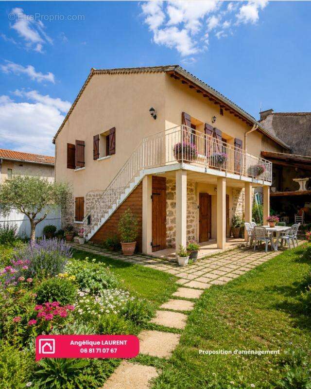 Maison avec jardin, garage et potentiel d'évolution -Moingt centre - photo 3