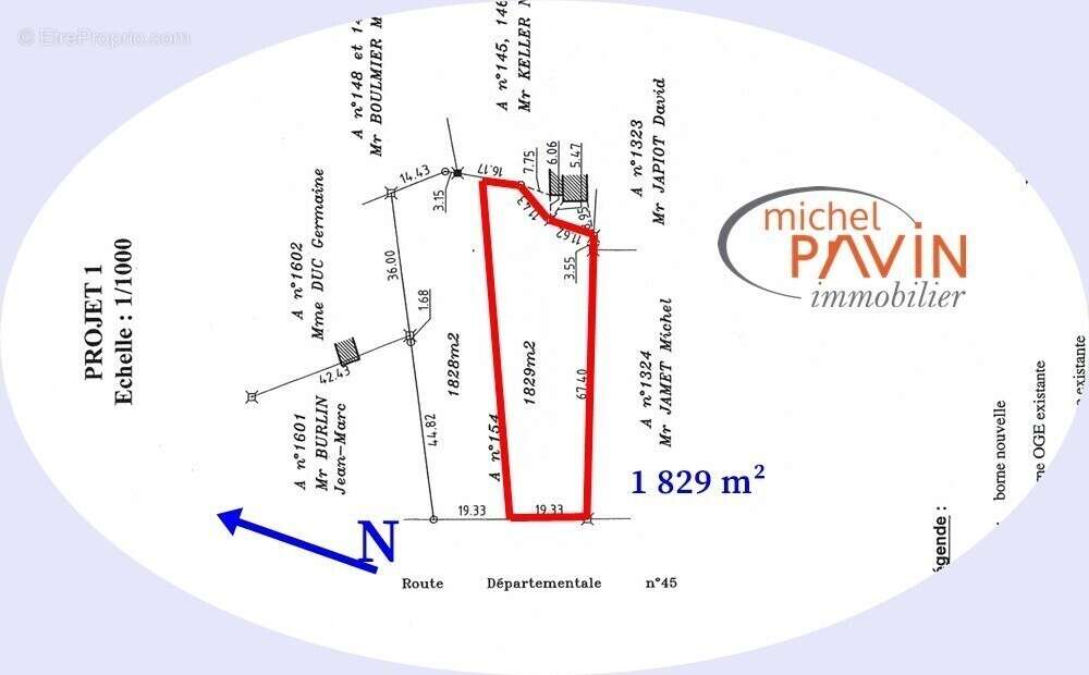 Terrain à JOUET-SUR-L&#039;AUBOIS