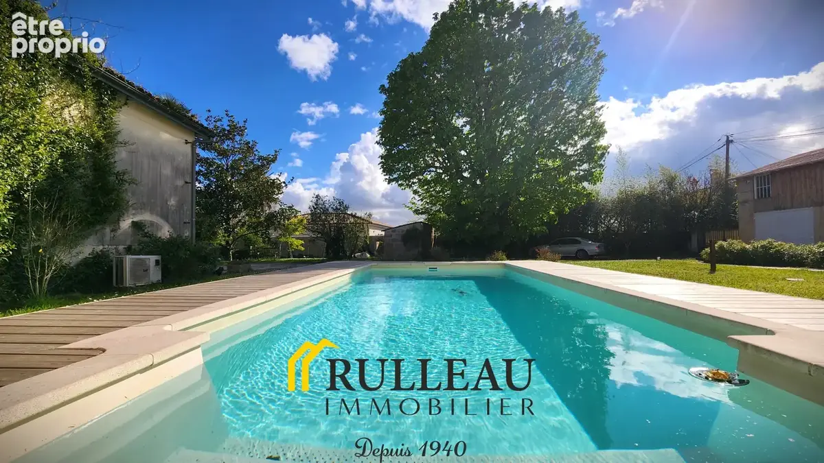 Propriete en pierre - saint andre de cubzac centre - 220m2 - terrain 1300m2 - piscine. - photo 2