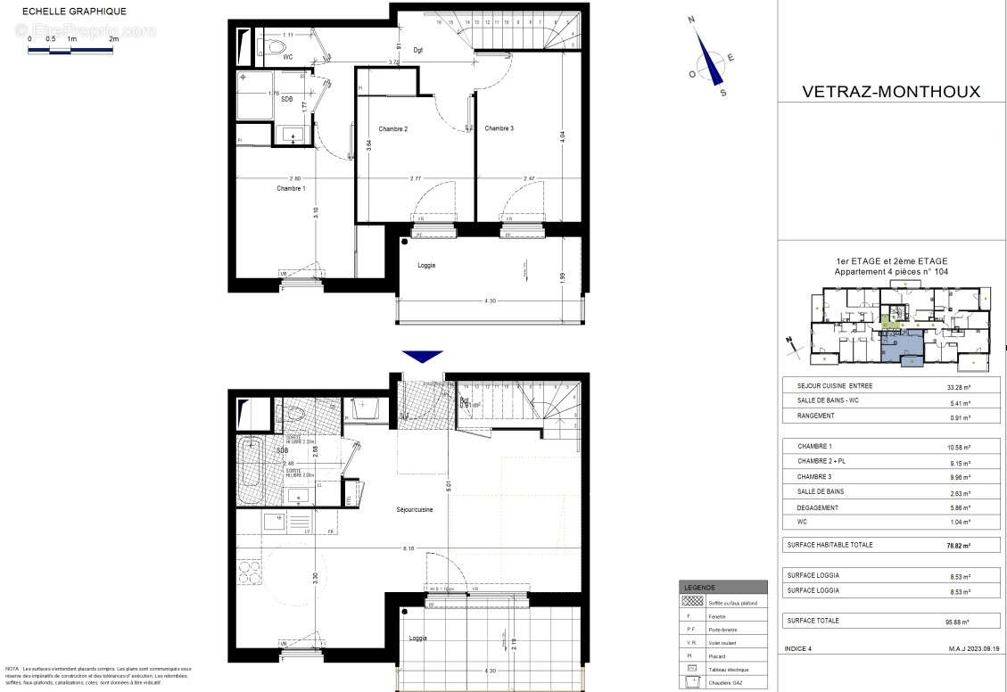 Appartement à VETRAZ-MONTHOUX