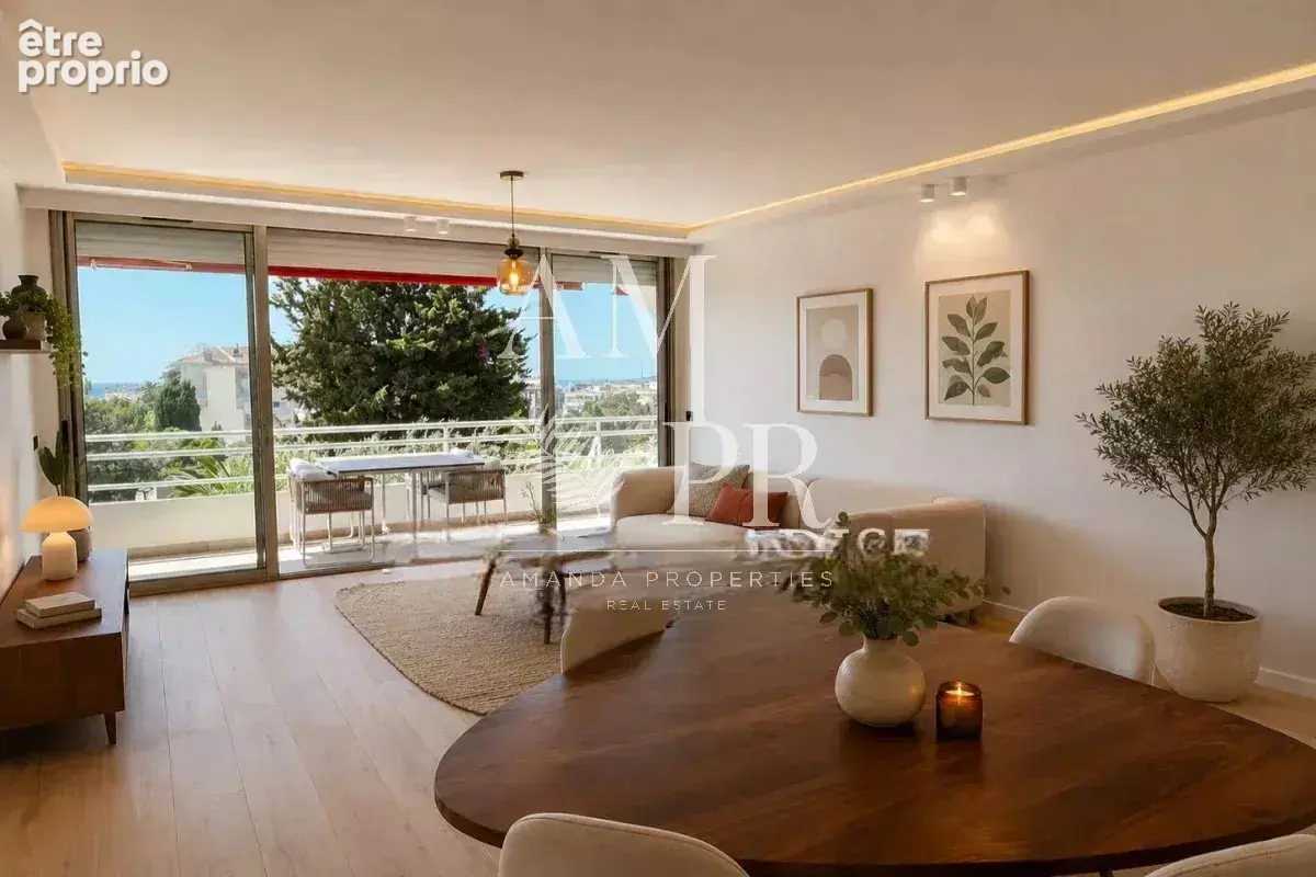 Cannes montfleury – magnifique 3 pièces rénové avec terrasse sud - photo 2