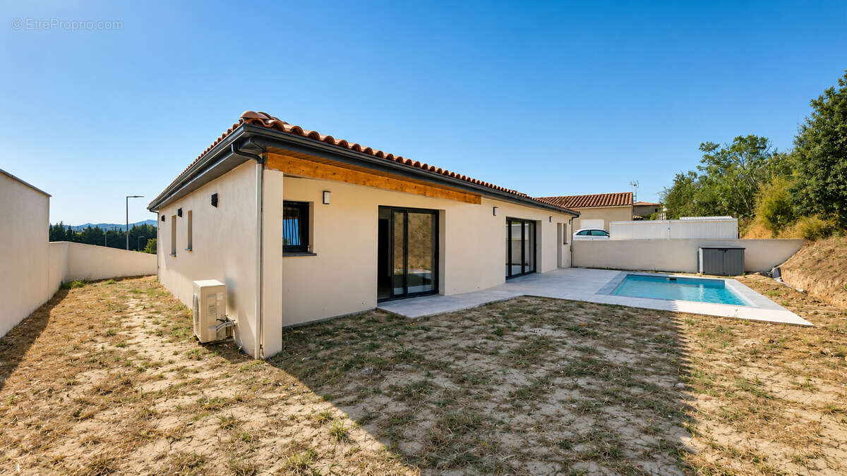 Maison neuve, 130m2 habitable, 3 chambres, piscine - photo 4