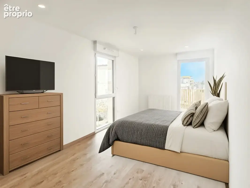 Angers /Ponts de Cé : Appartement T3 lumineux récent avec terrasse de 11,50 m2 et parking - photo 10