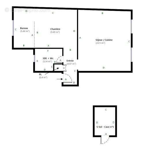 Appartement à PARIS-17E