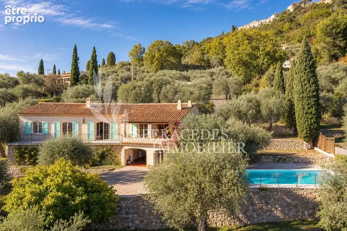 Cabris - Villa de charme avec vue mer et oliveraie - photo 15