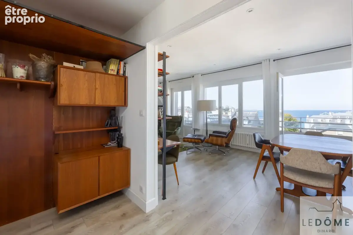appartement vue mer Dinard Hyper centre - Appartement duplex balcon ascenseur garage - photo 6