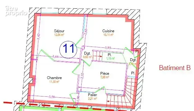 Appartement 3 pièces 67 m² à vendre à Chateaubriant (44110) - photo 5