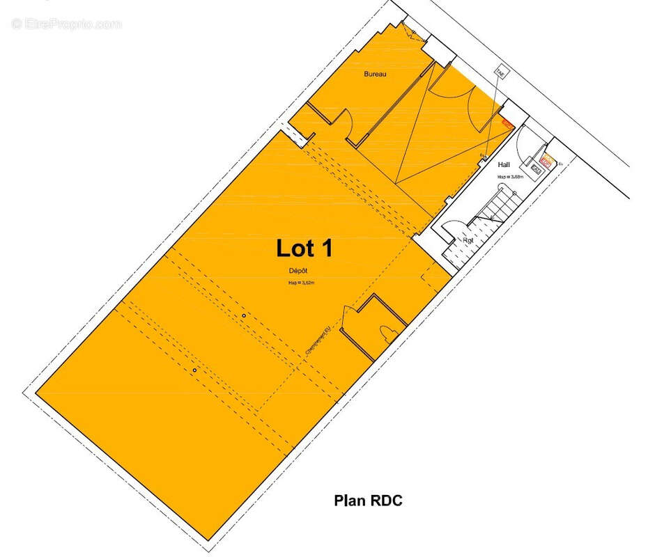 Local d'activité de 142 m² aux Chartrons - photo 4