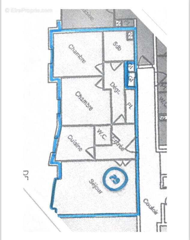 Appartement à PARIS-20E