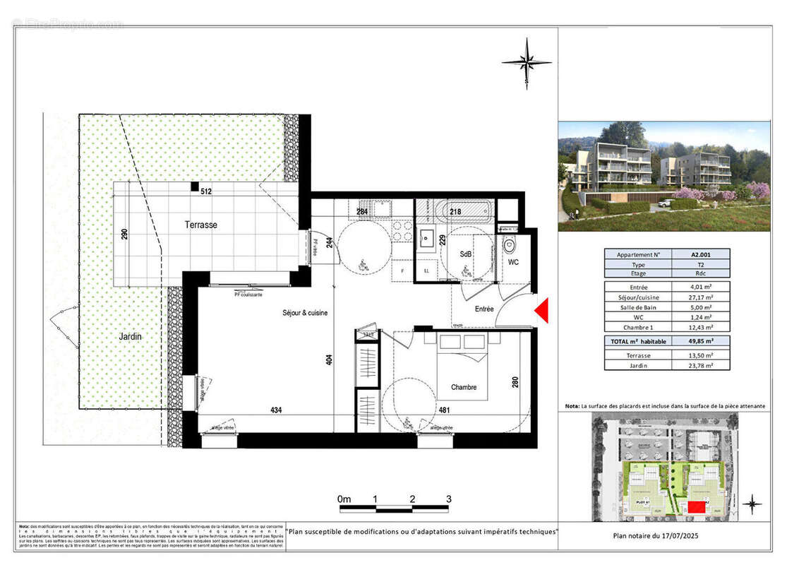 Appartement à EVIAN-LES-BAINS