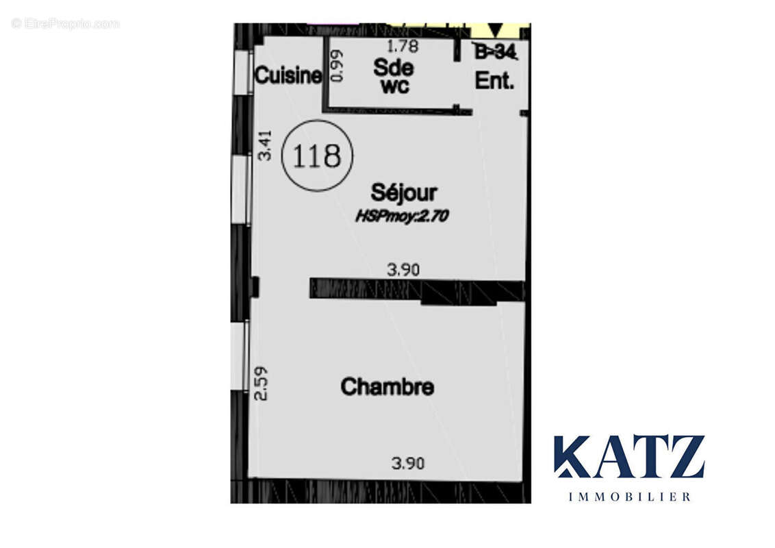 Appartement à PARIS-20E