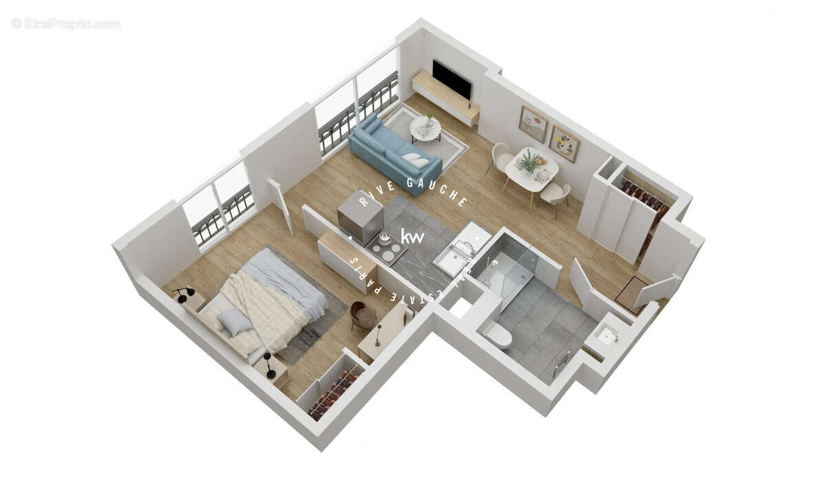 Appartement à LEVALLOIS-PERRET