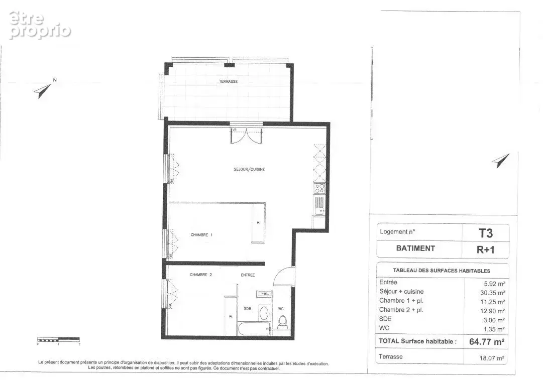 Appartement 3 pièces 65 m² à vendre à Juvignac (34990) - photo 3