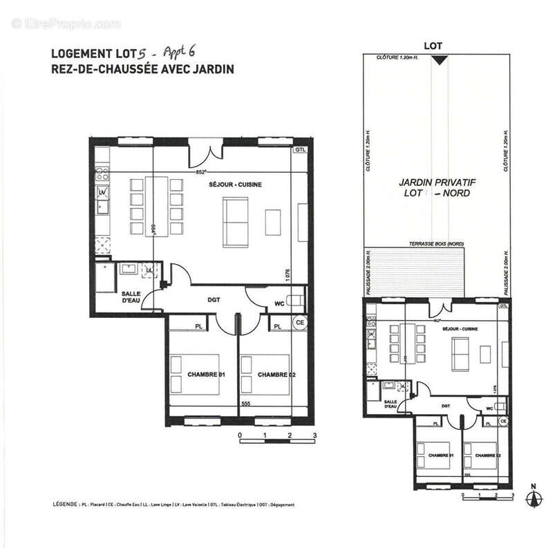 Montalivet  appartement 77.50 m² - photo 2