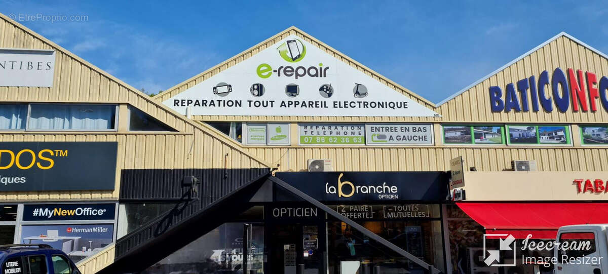 Commerce à VALLAURIS