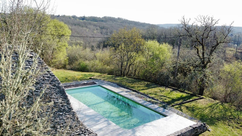 Propriété en pierre - 2 maisons indépendantes, piscine, dépendances, terrain de près d'1 Hectare - Catus - photo 3