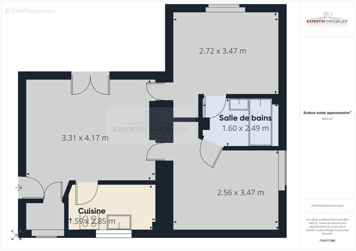 Appartement à VERSAILLES