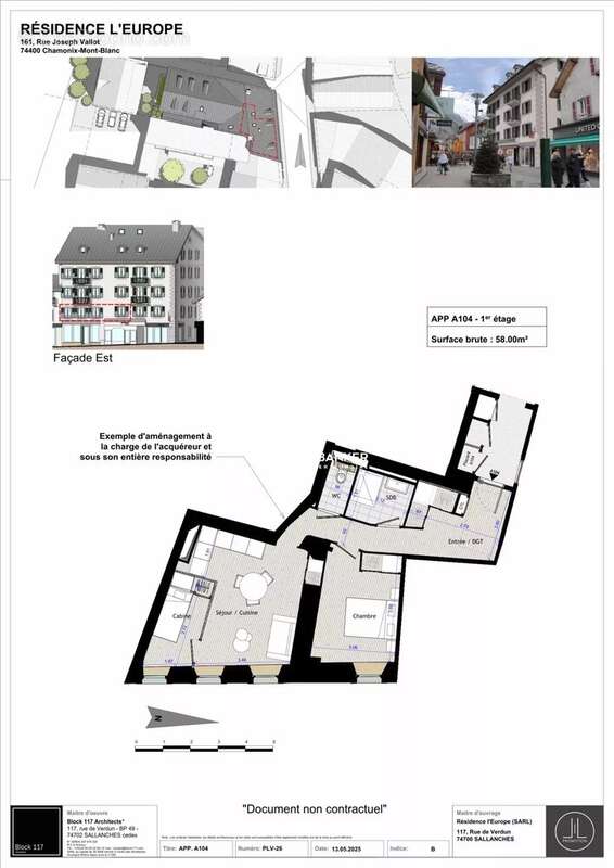 Appartement à CHAMONIX-MONT-BLANC