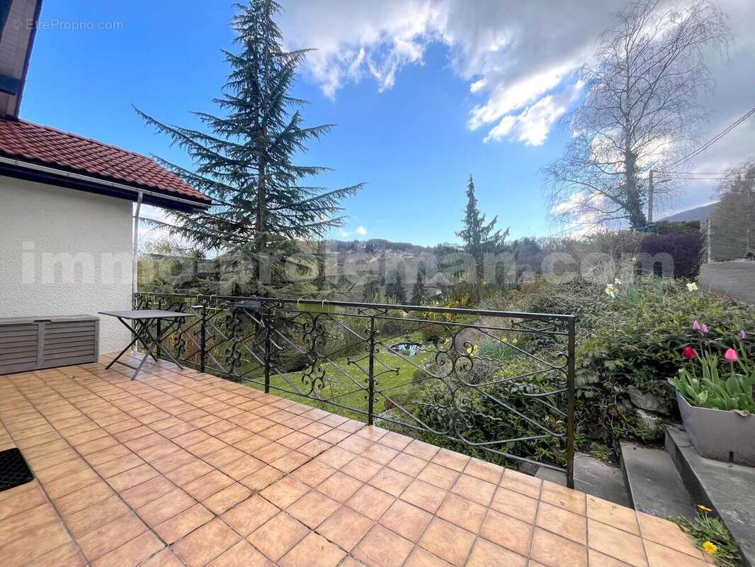 Maison-individuelle-monnetier-mornex-vue-mont-Blanc-Voirons-charme-caractère-proche-frontière-suisse-genève-terrain - Maison à MONNETIER-MORNEX