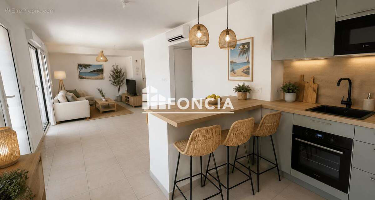 La londe les maures a 750 m du centre ville beau t4 de 83 m2 en frais de notaire reduits (2.5%) avec 3 terrasses de 85 m2 en tou - photo 4